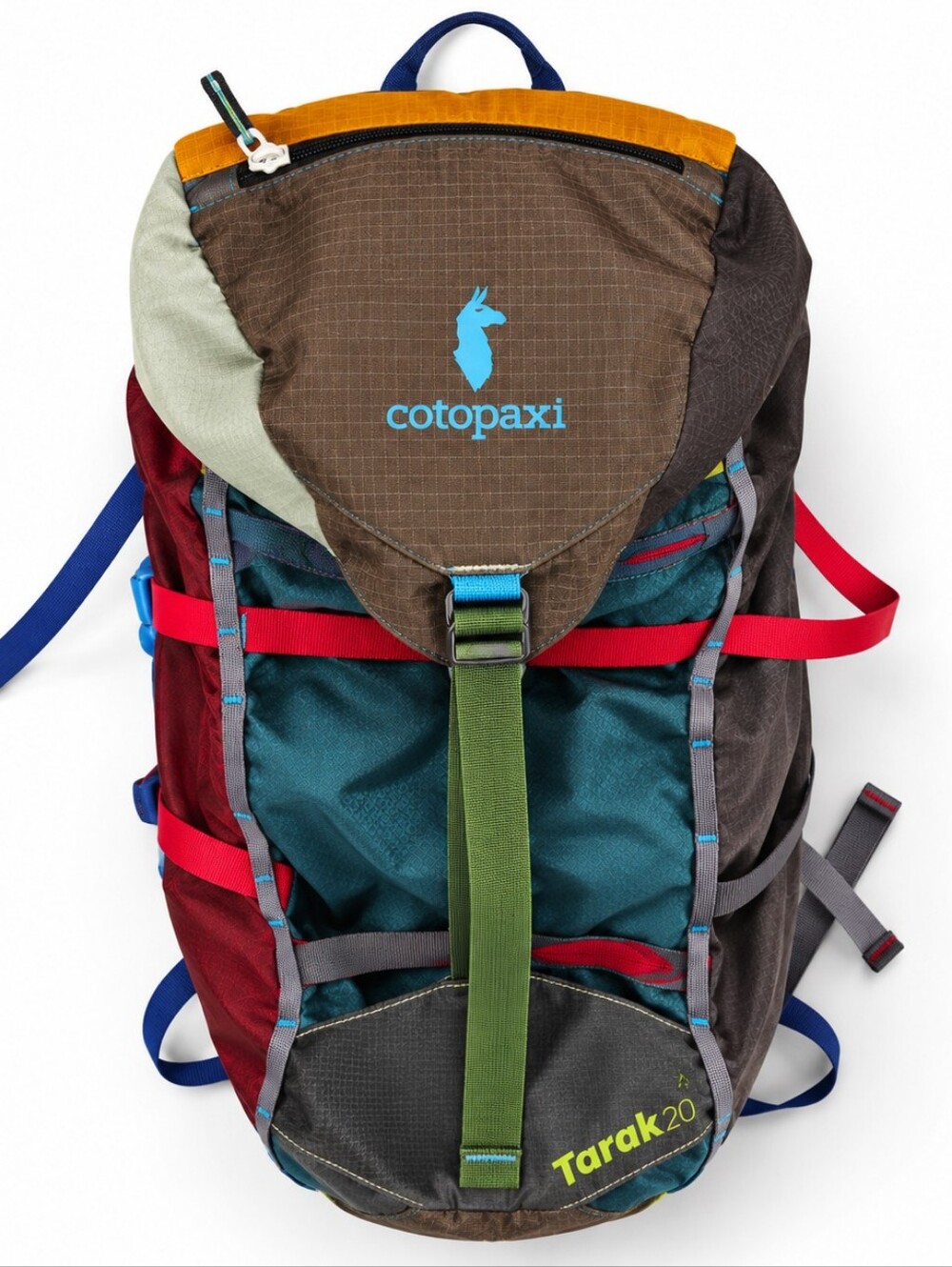 Cotopaxi Tarak 20L Del Día Technical Climbing Hiking Backpack Teal & Burgundy